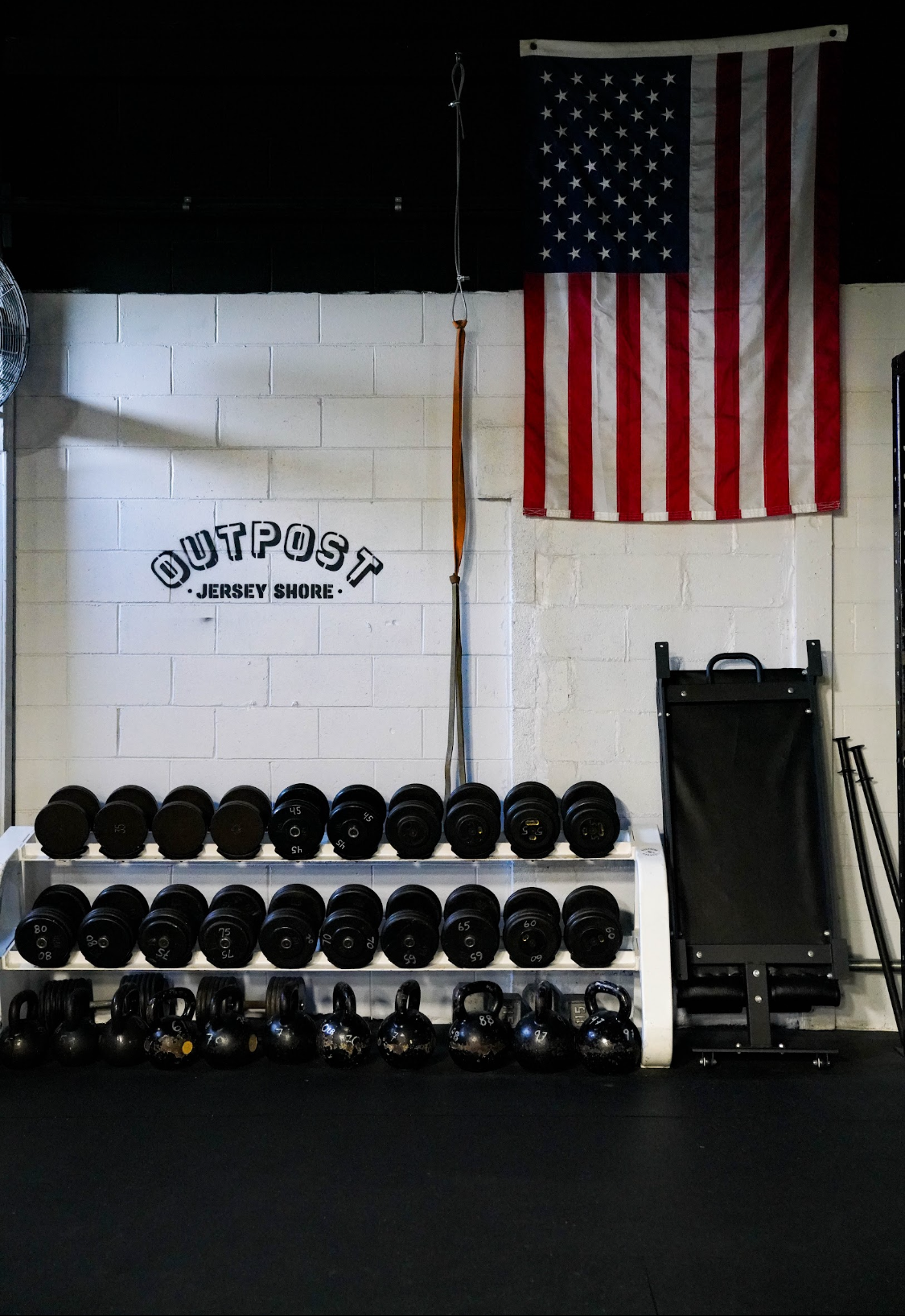 The inside of the Outpost Jersey Shore gym